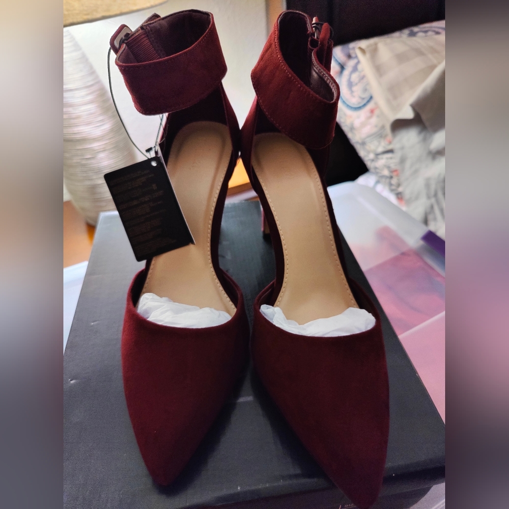 Forever 21 IH-Romamia Wine color heel size 9 - Picture 4 of 6